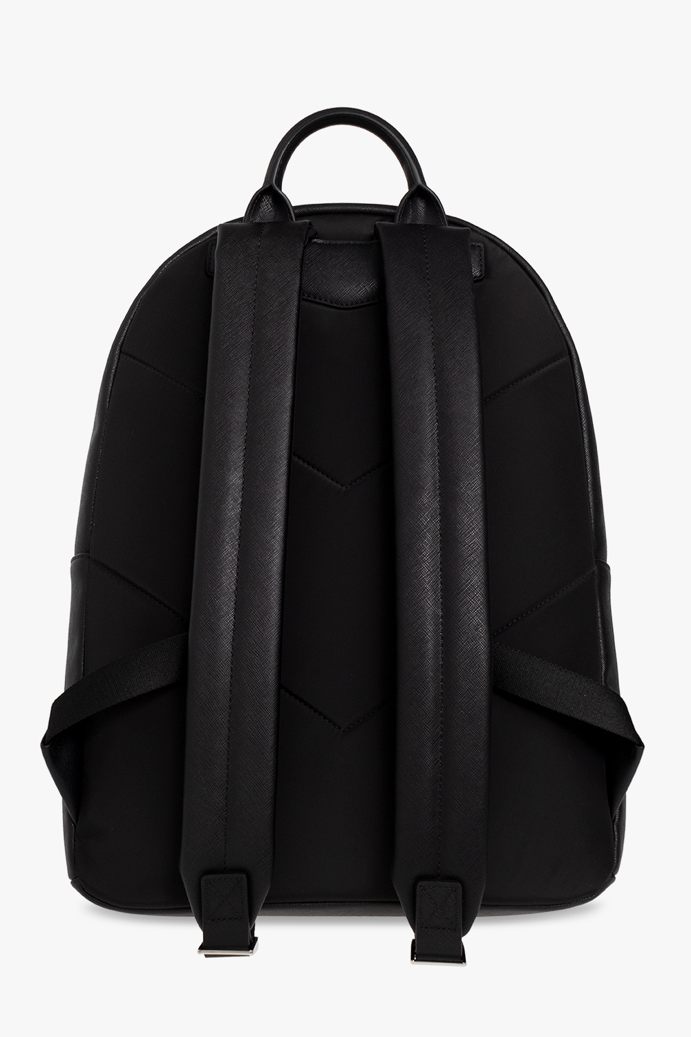 Armani black backpack sale